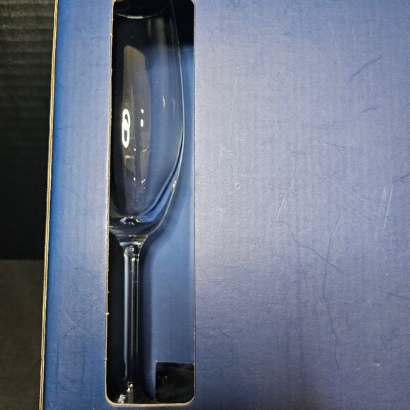 Krosno Poland Elegant Stemmed Flute Wine Champagne Glasses Set of 6 NIB - Picture 2 of 11